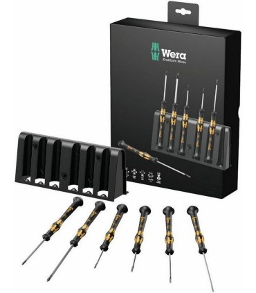 Wera 1578 A ESD Mikro Tornavida Yıldız Düz Set 6P 05030170001