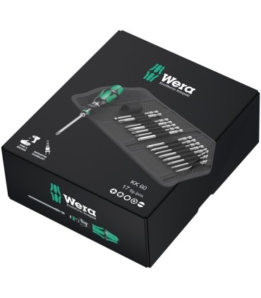 Wera KF Kompakt 60 Tornavida Bits Seti 18P 05059295001