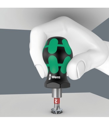 Wera 811/1 Stubby Bits Tutuculu Tornavida Mıknatıslı 1/4" 05008880001