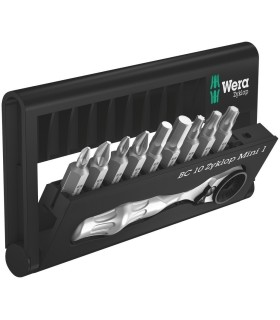 Wera Bit-Check 10 Zyklop Mini 1 Cırcır Bits Seti 05073645001