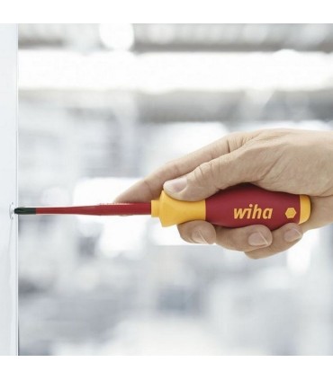 Wiha 3201 SoftFinish Düz VDE Tornavida slimFix 1.2 x 6.5 x 150mm 35392