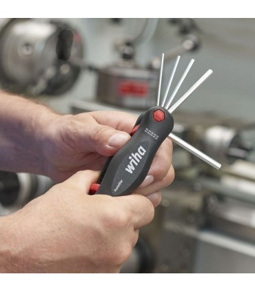 Wiha 369RP PocketStar Alyan Topbaş Allen Anahtar Cep Seti 2-8mm MagicRing 7P 23031