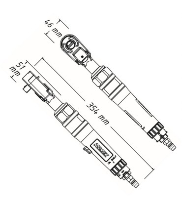 Hazet 9022P-1 95Nm 1/2" Havalı Cırcırlı Vidalama