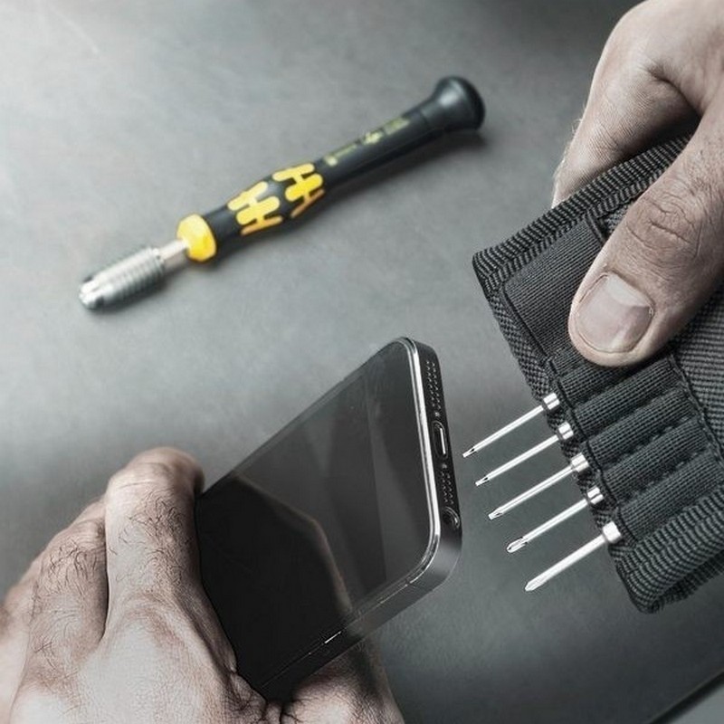 Wera 11 ESD Yarımay Hios Mikro Tornavida Bits Seti 05073670001