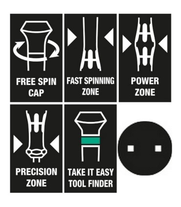 Wera 1529 ESD Çip Kaldırma Çatalı SP3.5 50mm 05027450001