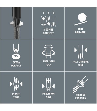 Wera 1567 ESD HF Torx Mikro Tornavida 60mm TX9 05030405001