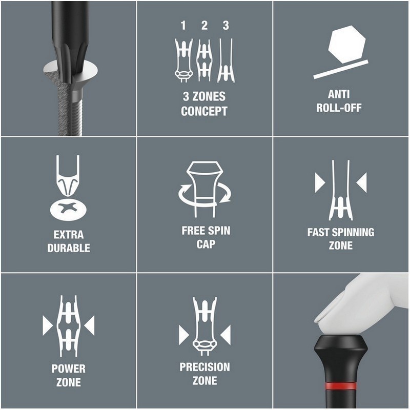 Wera 1567 ESD Torx Mikro Tornavida 40mm TX2 05030158001