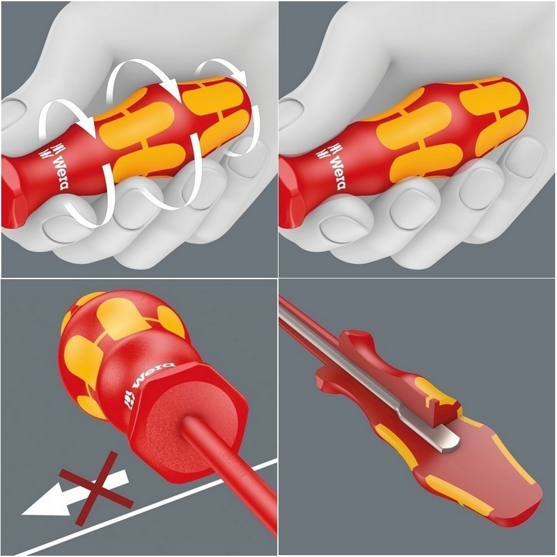 Wera 160 i/7 KF Plus 100 VDE Elektrikçi Tornavida Seti 05006147001