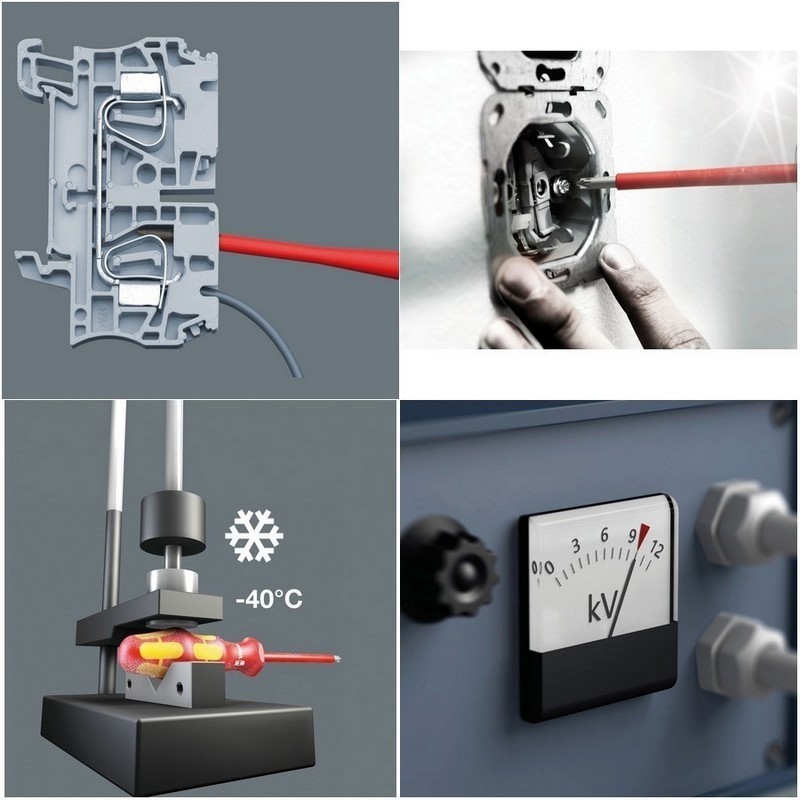 Wera 160 iS/7 KF Plus 100 VDE Elektrikçi Tornavida Seti 05006480001