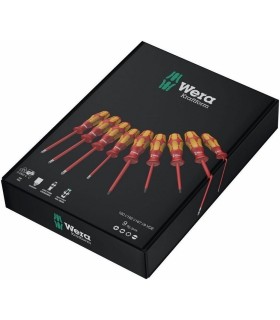 Wera 160i 162i 167i KF Plus 100 VDE Elektrikçi Tornavida Seti 9P 05133355001