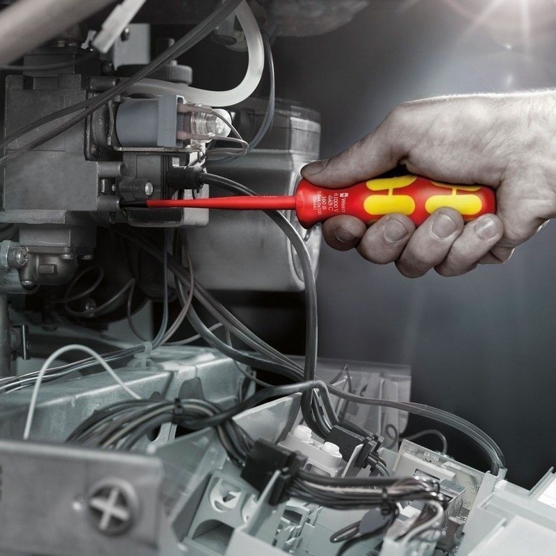 Wera 160i 165i KF Plus 100 VDE Elektrikçi Tornavida Seti 7P 05006148001