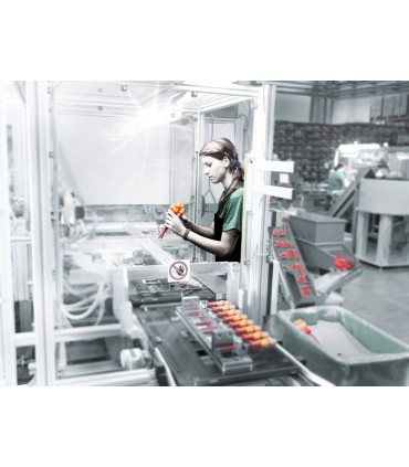 Wera 160i VDE İzole Düz Tornavida 125x1,0x5,5mm 05006120001