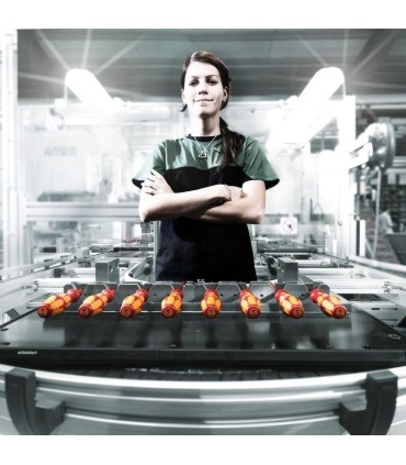 Wera 165i VDE İzole Pozidriv Düz Tornavida 100mm PZ/S2 05006191001