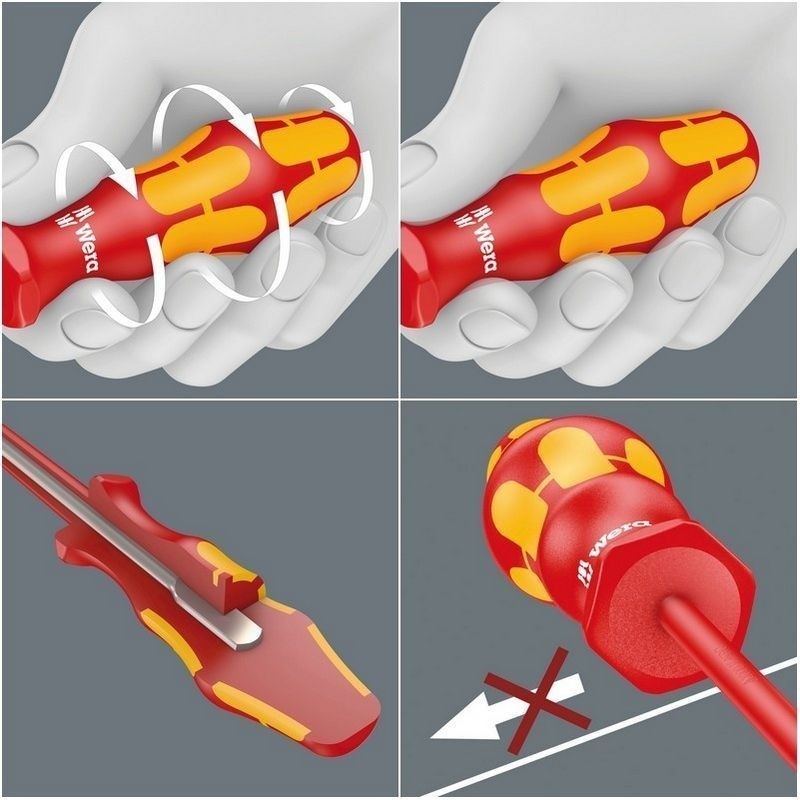 Wera 165i VDE İzole Pozidriv Tornavida 80mm PZ1 05006162001