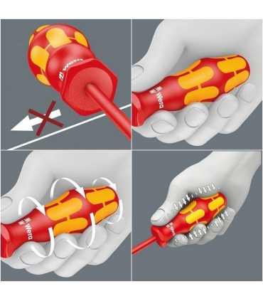 Wera 165i VDE SB İzole Pozidriv Düz Tornavida 80mm PZ/S1 05100021001