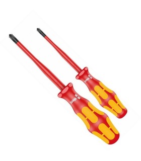 Wera 165iS VDE İzole Pozidriv Düz Tornavida 2li Set 05006470001