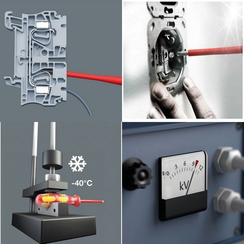 Wera 165iS VDE İzole Pozidriv Düz Tornavida 2li Set 05006470001