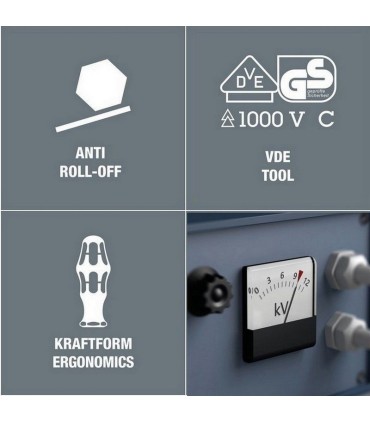 Wera 167i VDE İzole Torx Tornavida 80mm TX10 05006170001