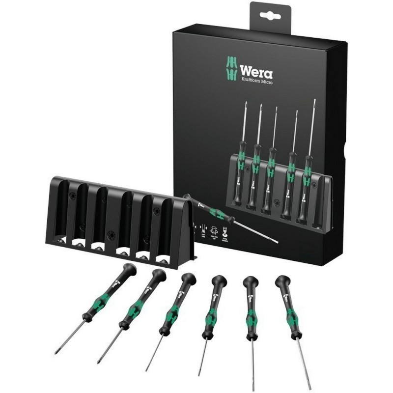 Wera 2035/6A Elektronikçi Mikro Tornavida Set 6lı 05118150001
