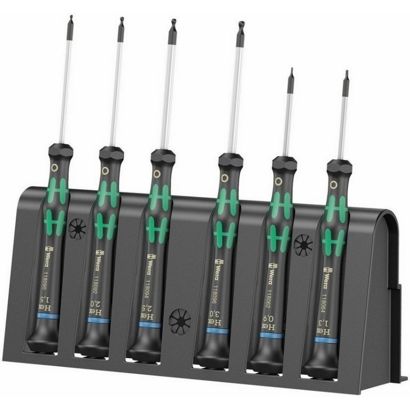 Wera 2052/6 Elektronikçi Mikro Tornavida Set 6lı 05118156001