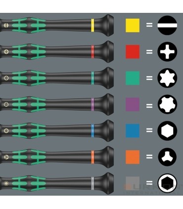 Wera 2054 HexPlus Mikro Tornavida 40mm 0,028" 05345284001