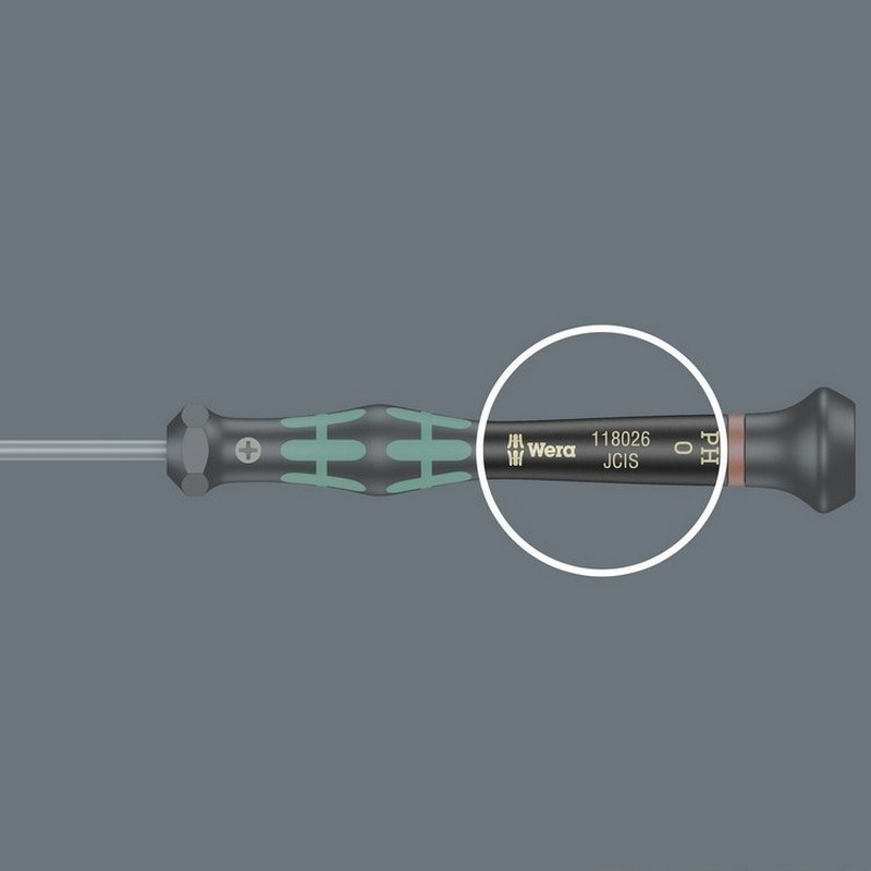 Wera 2054 HexPlus Mikro Tornavida 60mm 1/8" 05118075001
