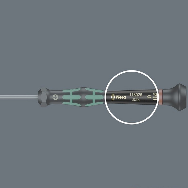 Wera 2054 HexPlus Mikro Tornavida 60mm 3/32" 05118080001
