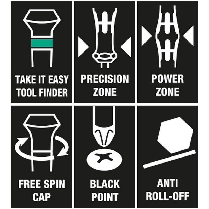 Wera 2055 Pozidriv Mikro Tornavida 80mm PZ1 05118032001