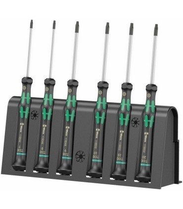Wera 2067/6 Delikli Torx BO Elektronikçi Mikro Tornavida Set 6lı 05118154001