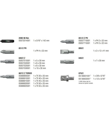 Wera 2090/17 Darbeli Vida Sökücü Set 05072017001