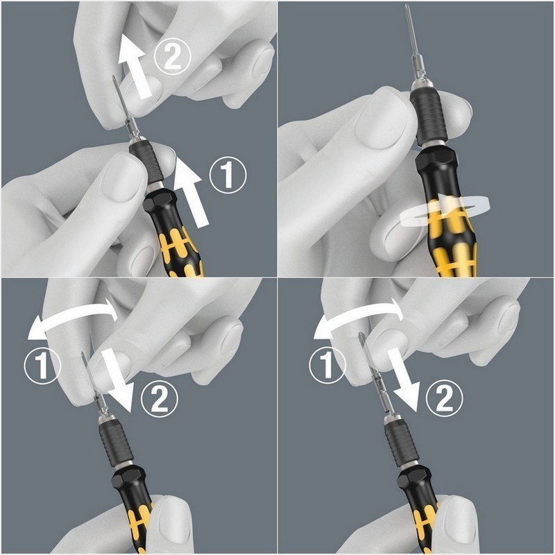 Wera 21 ESD Yarımay Hios Mikro Tornavida Bits Seti 05135973001
