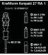 Wera 27 RA1 Tornavida Bits Seti KF Kompakt 05073660001