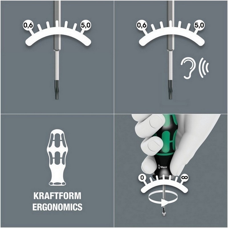 Wera 300 TorxPlus Sabit Torklu Tornavida 1,2Nm 8IP 05028042001