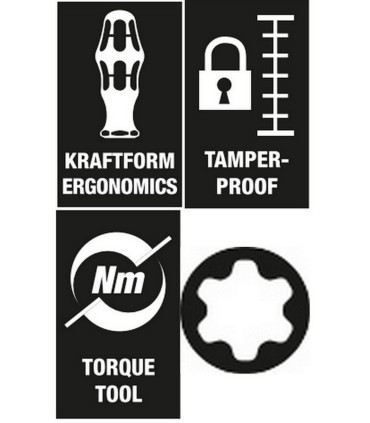 Wera 300 TorxPlus Sabit Torklu Tornavida 1,2Nm 8IP 05028042001