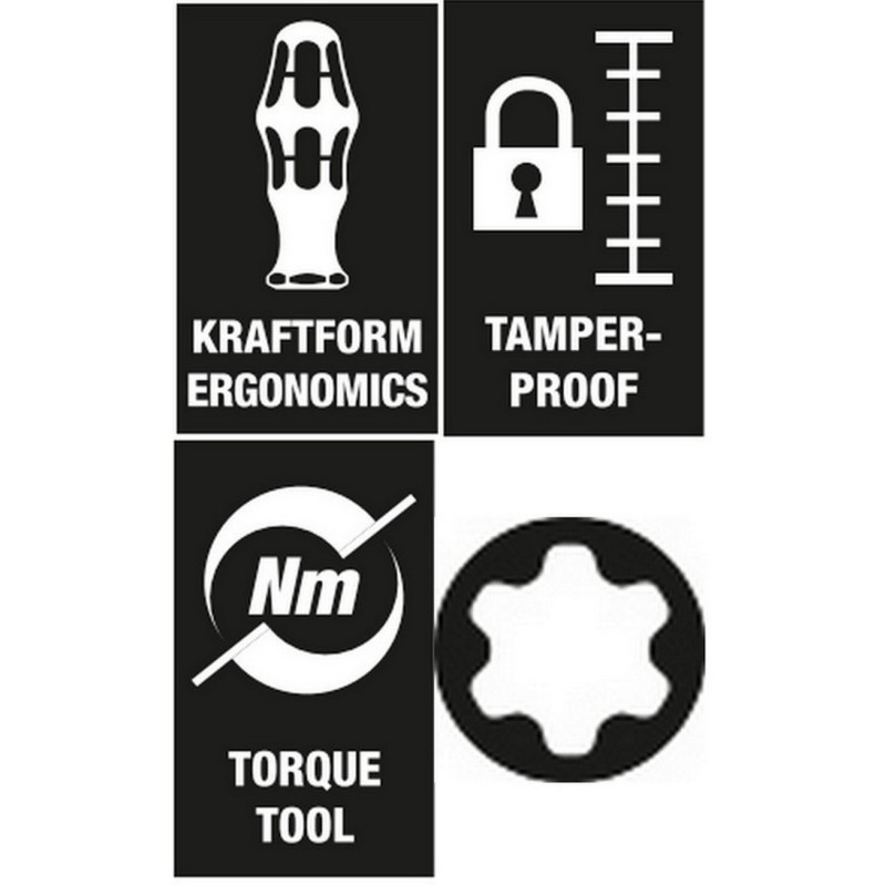 Wera 300 TorxPlus Sabit Torklu Tornavida 1,2Nm 8IP 05028042001
