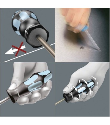 Wera 3334 3350 3355 Paslanmaz Tornavida Set 6lı 05032063001