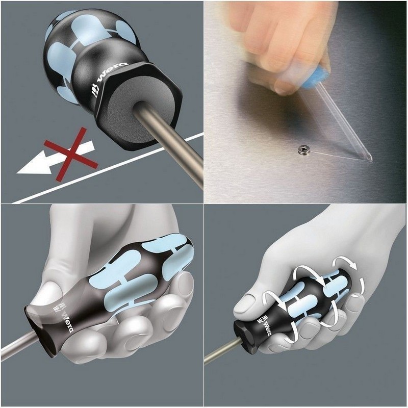 Wera 3334 3350 3355 Paslanmaz Tornavida Set 6lı 05032063001