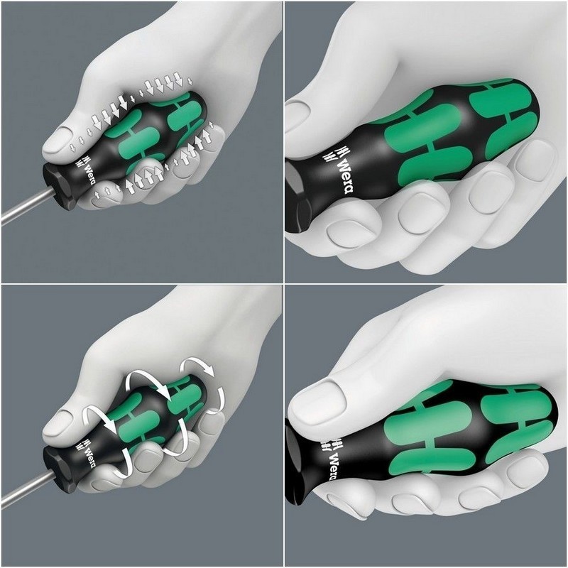 Wera 334/368/6 Raflı Tornavida Seti 6lı 05347778001