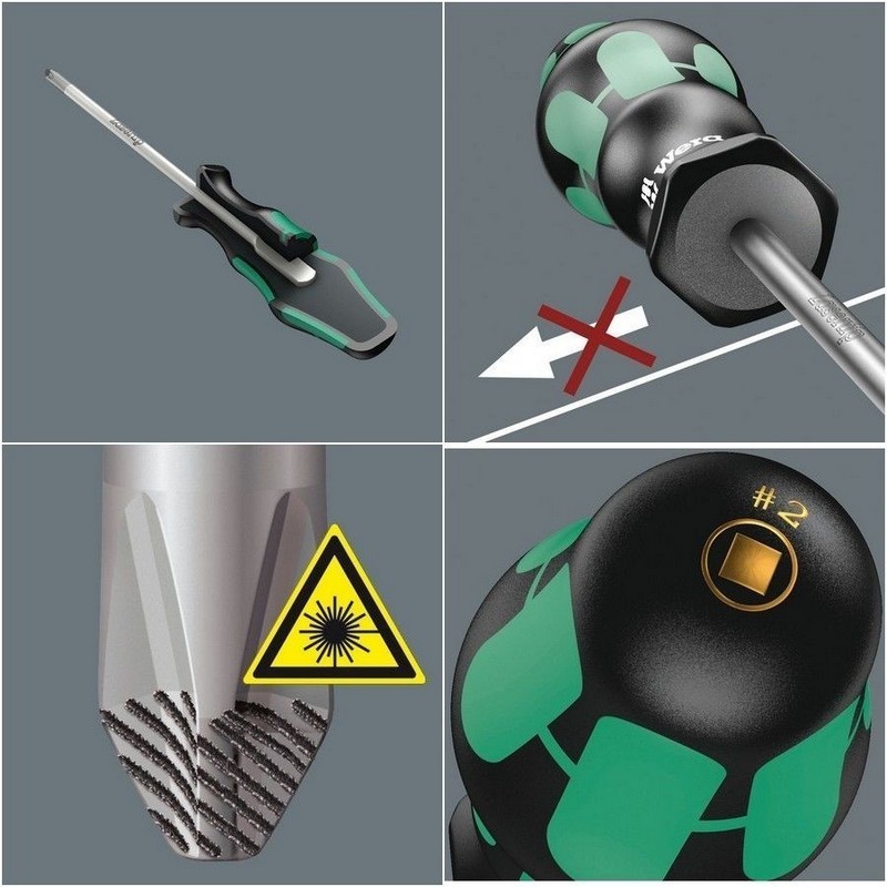 Wera 334/368/6 Raflı Tornavida Seti 6lı 05347778001