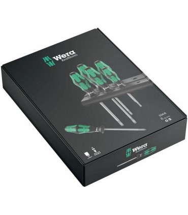Wera 334/6 Lasertip Yıldız Düz Tornavida Set 6P 05105650001