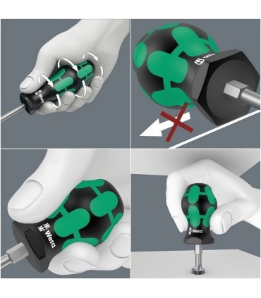 Wera 350 Stubby Yıldız Tornavida 25mm PH1 05008850001