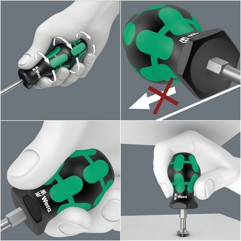 Wera 350 Stubby Yıldız Tornavida 25mm PH3 05008852001