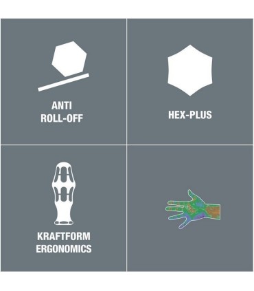 Wera 354 Kraftform HexPlus Tornavida 100x8,0mm 05023130001