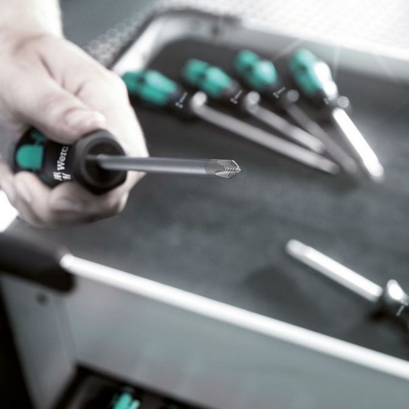 Wera 355 Pozidriv Tornavida 100mm PZ2 05009315001