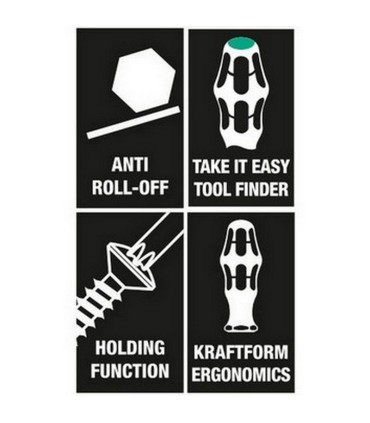 Wera 367 HF Torx Tornavida 80mm TX15 05028051001