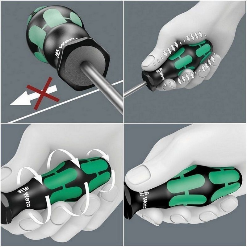 Wera 367 Kraftform Torx Tornavida 60mm TX7 05028002001