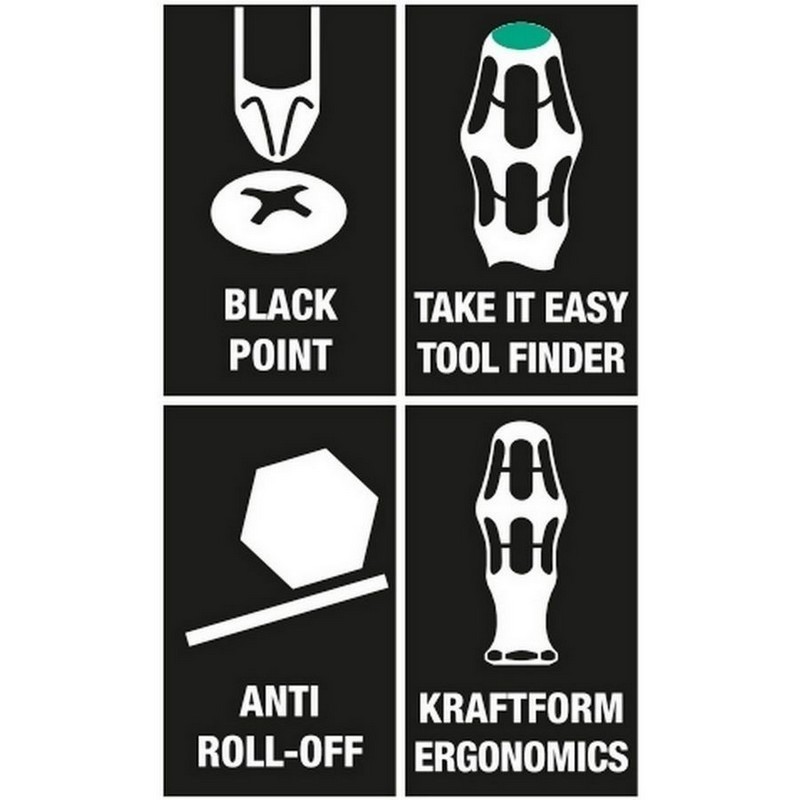 Wera 367/6 Torx Tornavida Seti 6lı 05028062001