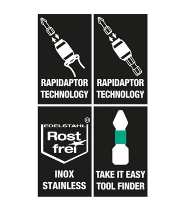 Wera 3851/1 TS Yıldız Bits Uç 25mm PH2 05071011001