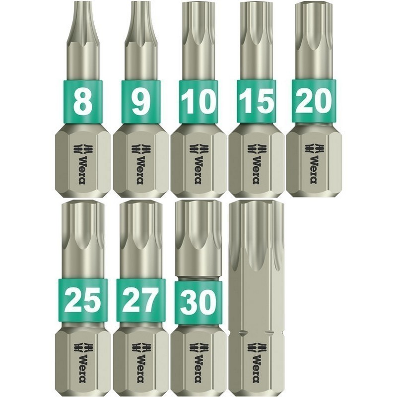 Wera 3867/1 TS Torx Bits Uç 25mm TX30 05071037001