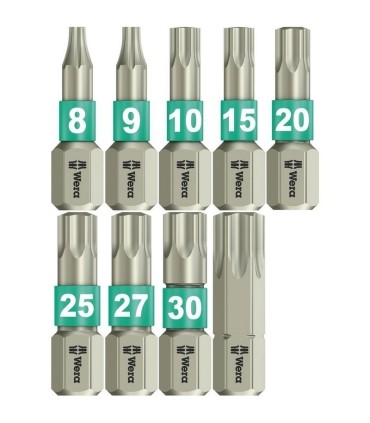 Wera 3867/1 TS Torx Bits Uç 25mm TX8 05071030001